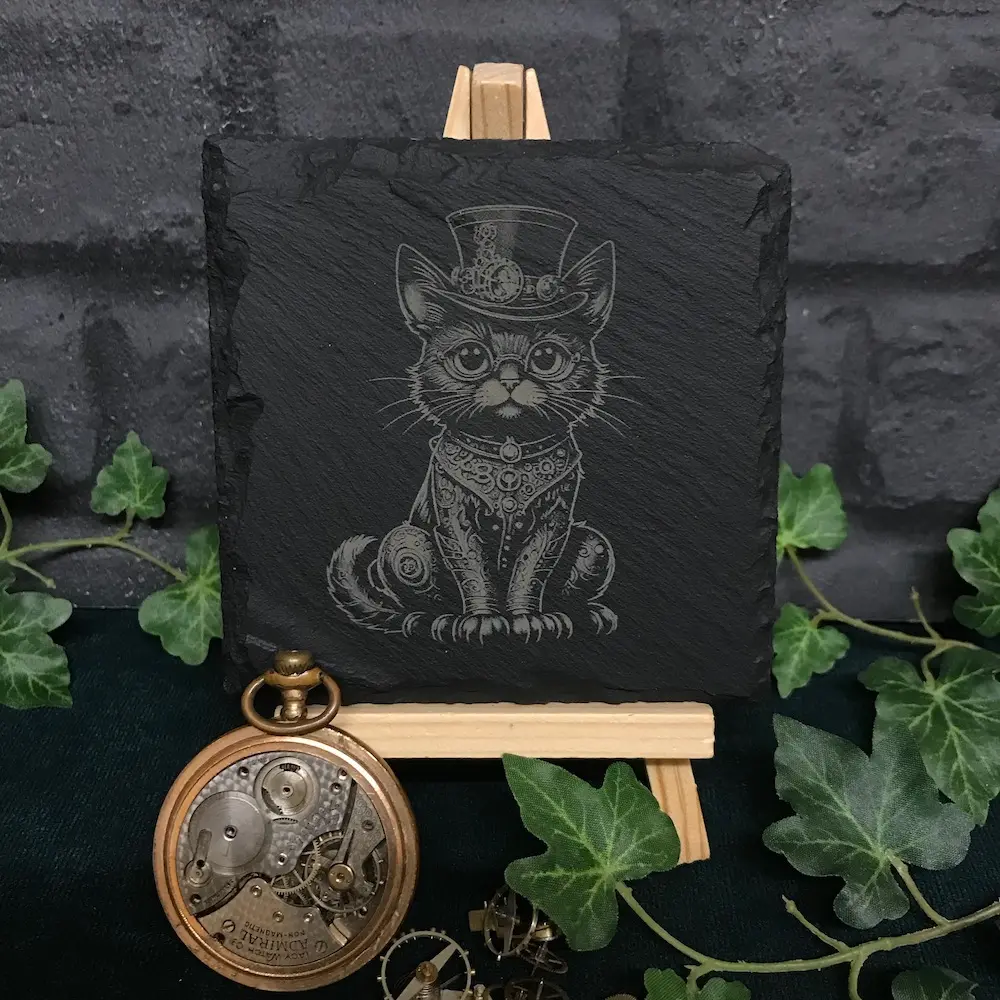 04-steampunk-cat-slate-coasters.webp