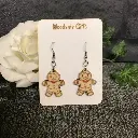 Gingerbread men hanging earrings.webp