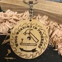 Woodwork in Progress Keyring
