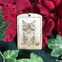 Maine Coon Cat  Keyring
