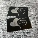 Personalised Mr & Mrs Wedding Wallet Cards