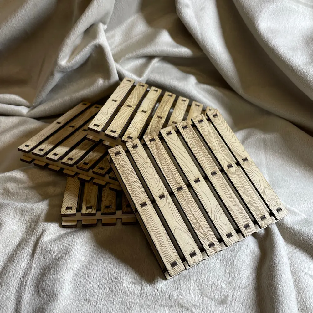 Wooden Pallet Coasters