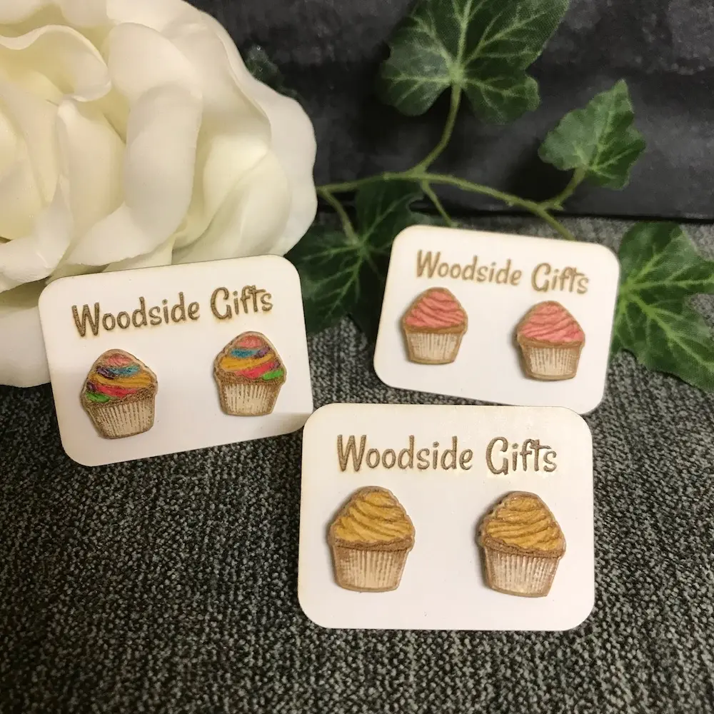 Cupcake Stud Earrings