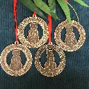 Celtic Cat Round Cutouts Set of 4