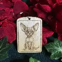 Sphinx Cat Keyring