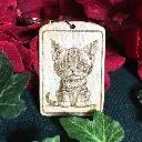 Tabby Cat Keyring