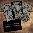 Art Nouveau Flower Wallet Cards