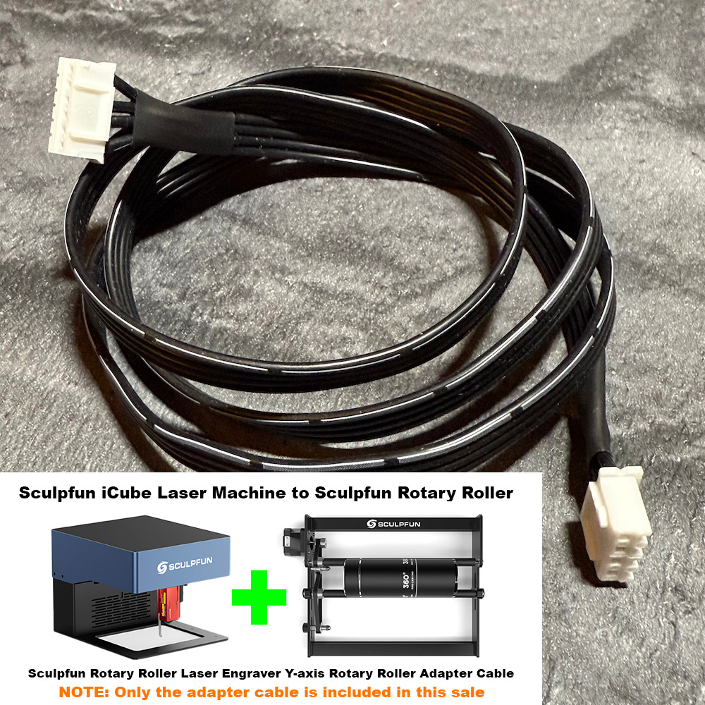 Sculpfun iCube Rotary Roller Custom Cable Sculpfun Laser Machine 