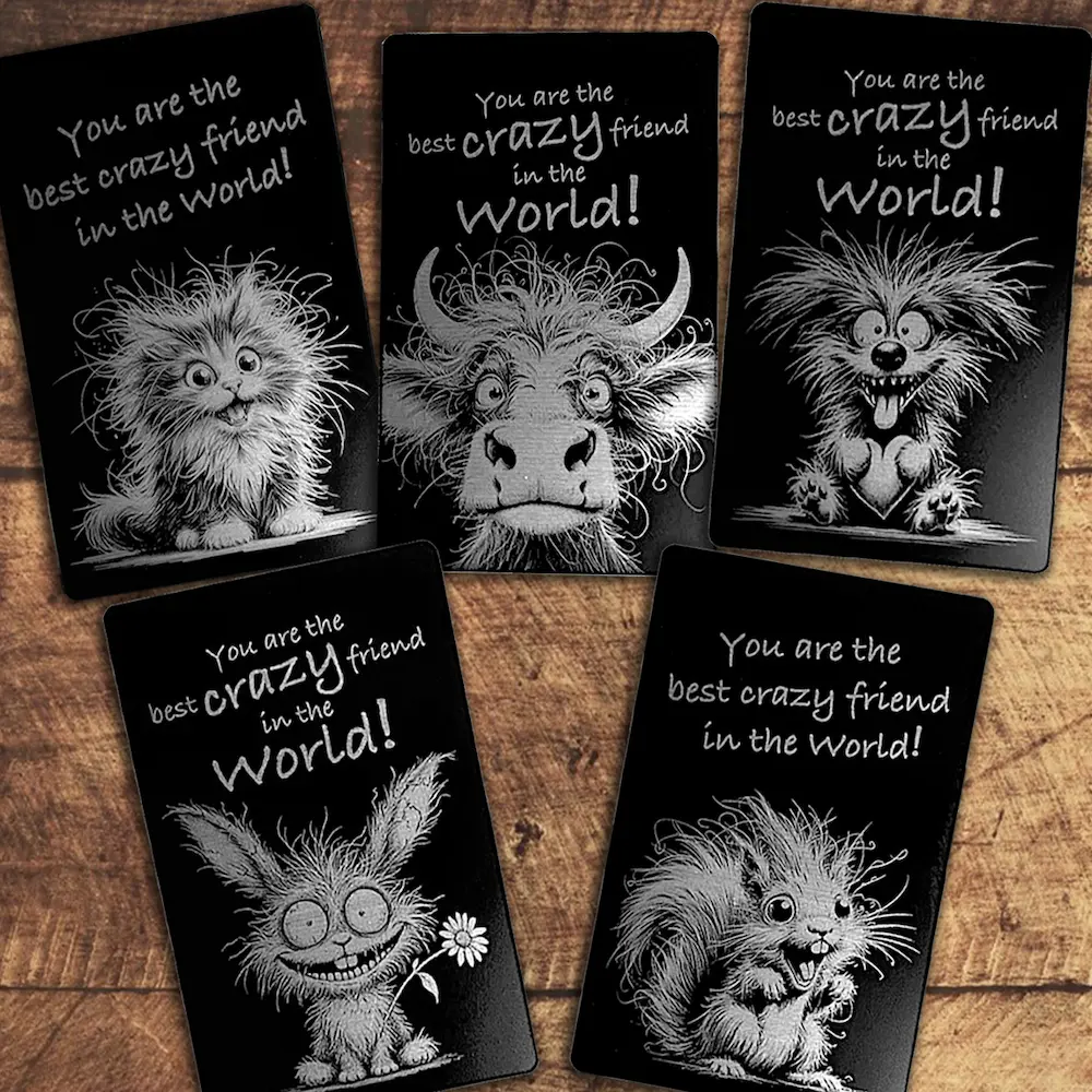 Crazy Best Friend Cards