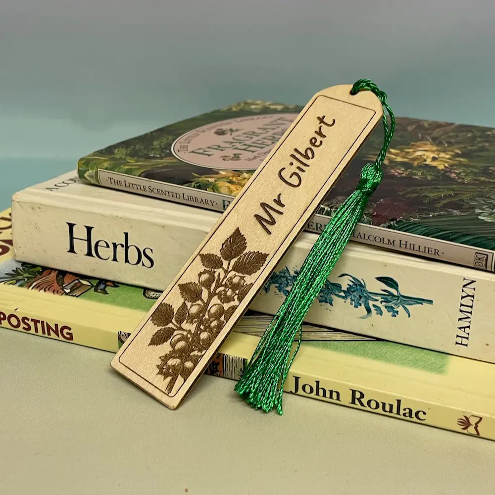 Hazel  - Personalised Bookmark