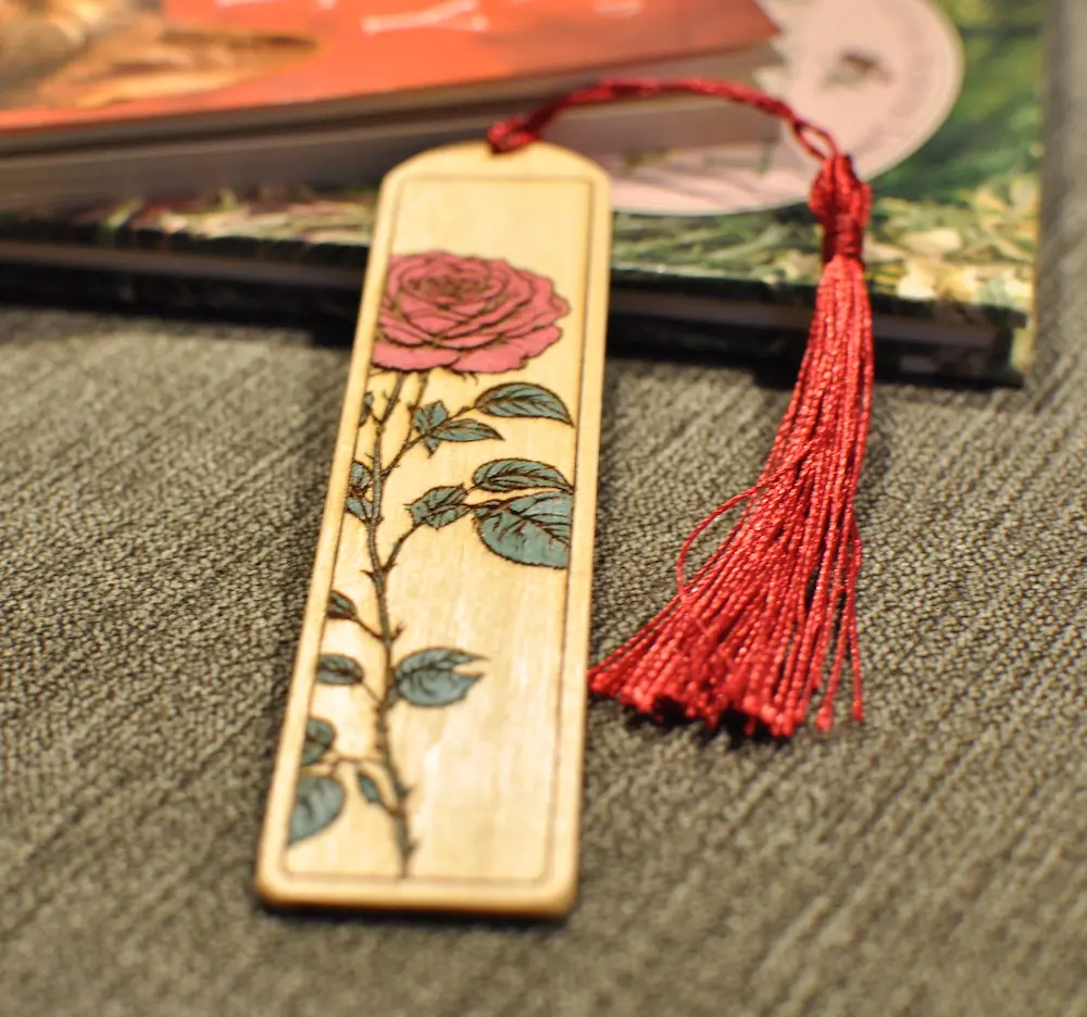 Painted Rose - Bookmark