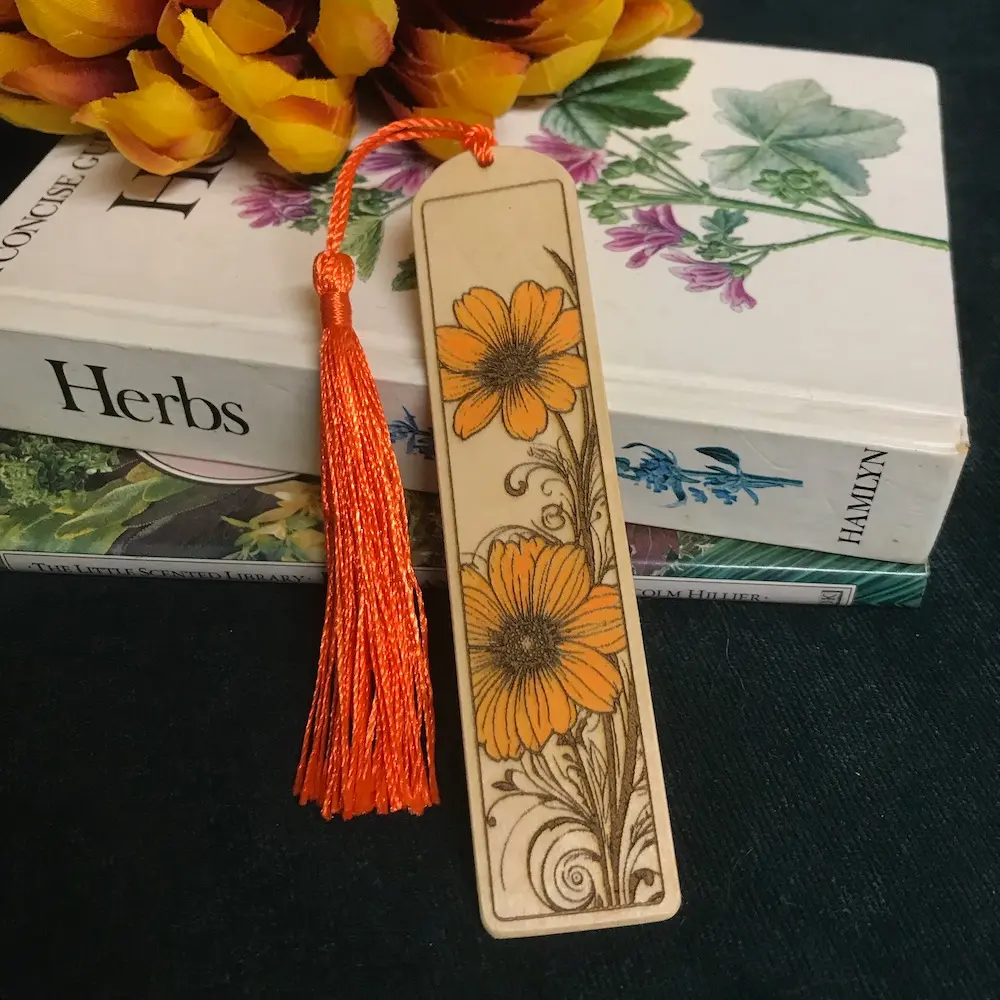 Painted Marigold - Bookmark