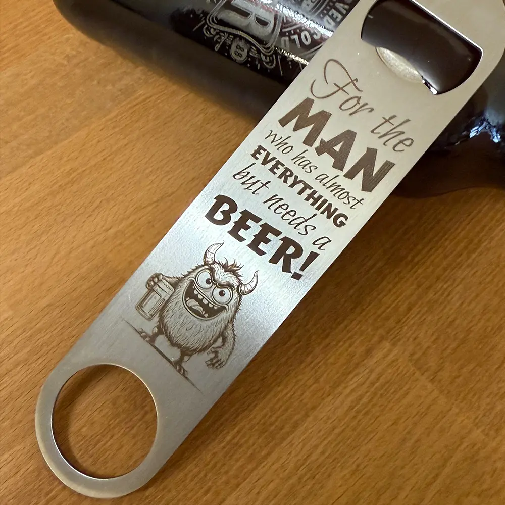 Stainless Bottle Opener - Beer Monster