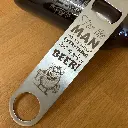 Stainless Bottle Opener - Beer Monster