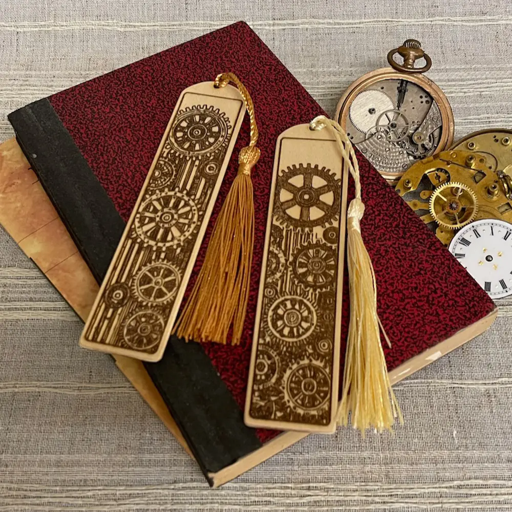Steampunk Cogs - Bookmarks