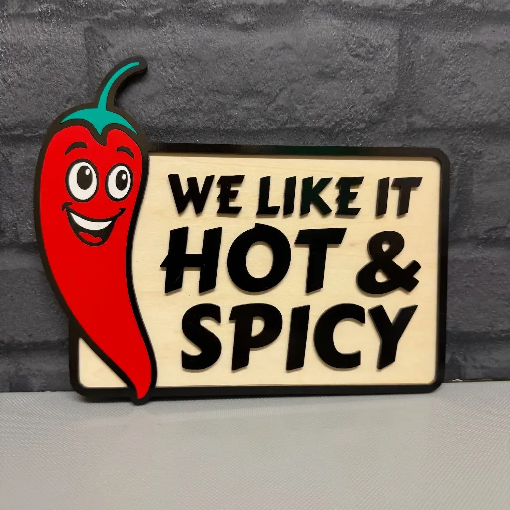 Hot & Spicy Sign