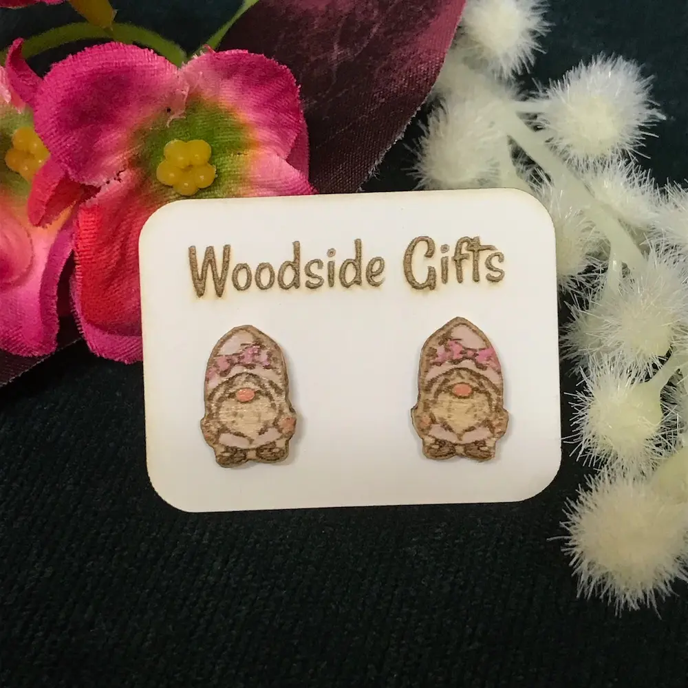 Mini Girly Gonk - Stud Earrings