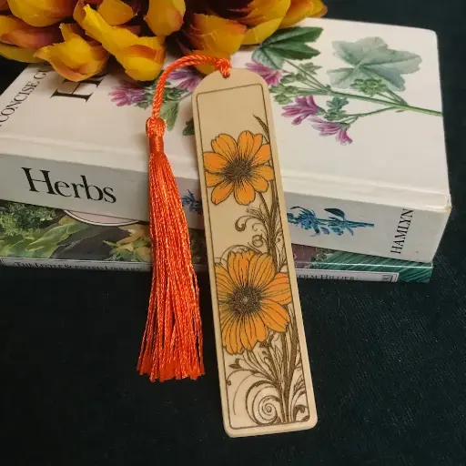 Painted Marigold - Bookmark