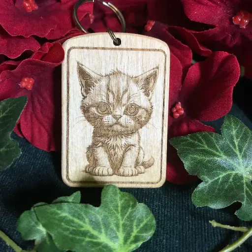 Ginger Cat Keyring