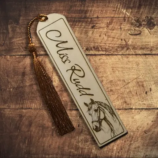 Horse  - Personalised Bookmark