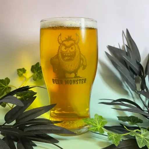 Engraved Beer Glass - Beer Monster