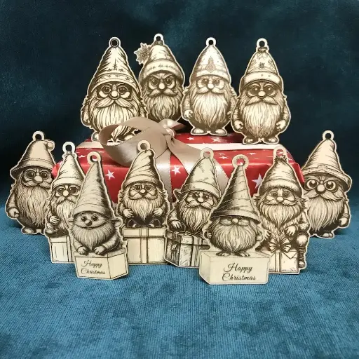 Gonk Tags - Christmas Ornaments