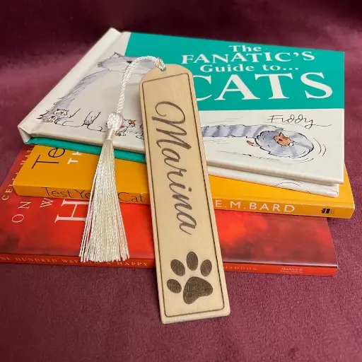Pawprint - Personalised Bookmark