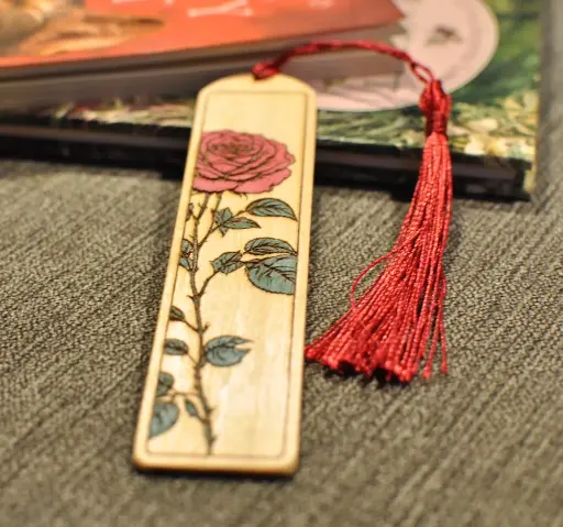 Painted Rose - Bookmark